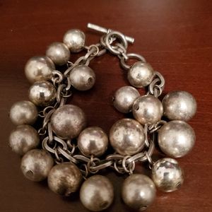 Used Once Mark by Avon Brushed Silver Bracelet
